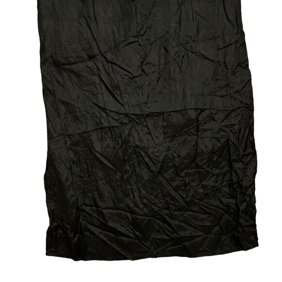 BARBARA I GONGINI NWT Black Silk Avant Garde High-Lo Skirt 40 (10) - Picture 7 of 16